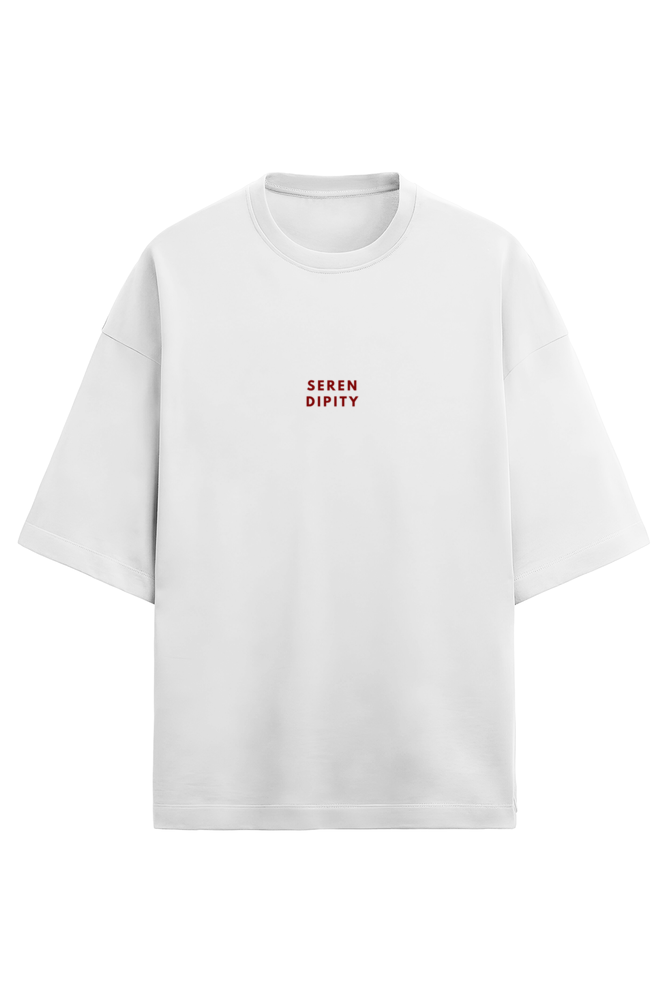 Serendipity - White Terry Oversized Tshirt