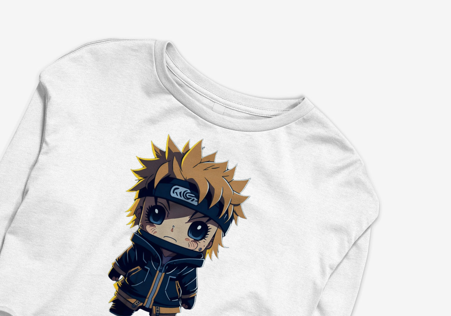 Naruto Toon Art - White Anime Sweatshirt