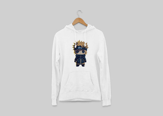 Naruto Toon Art - White Anime Hoodie