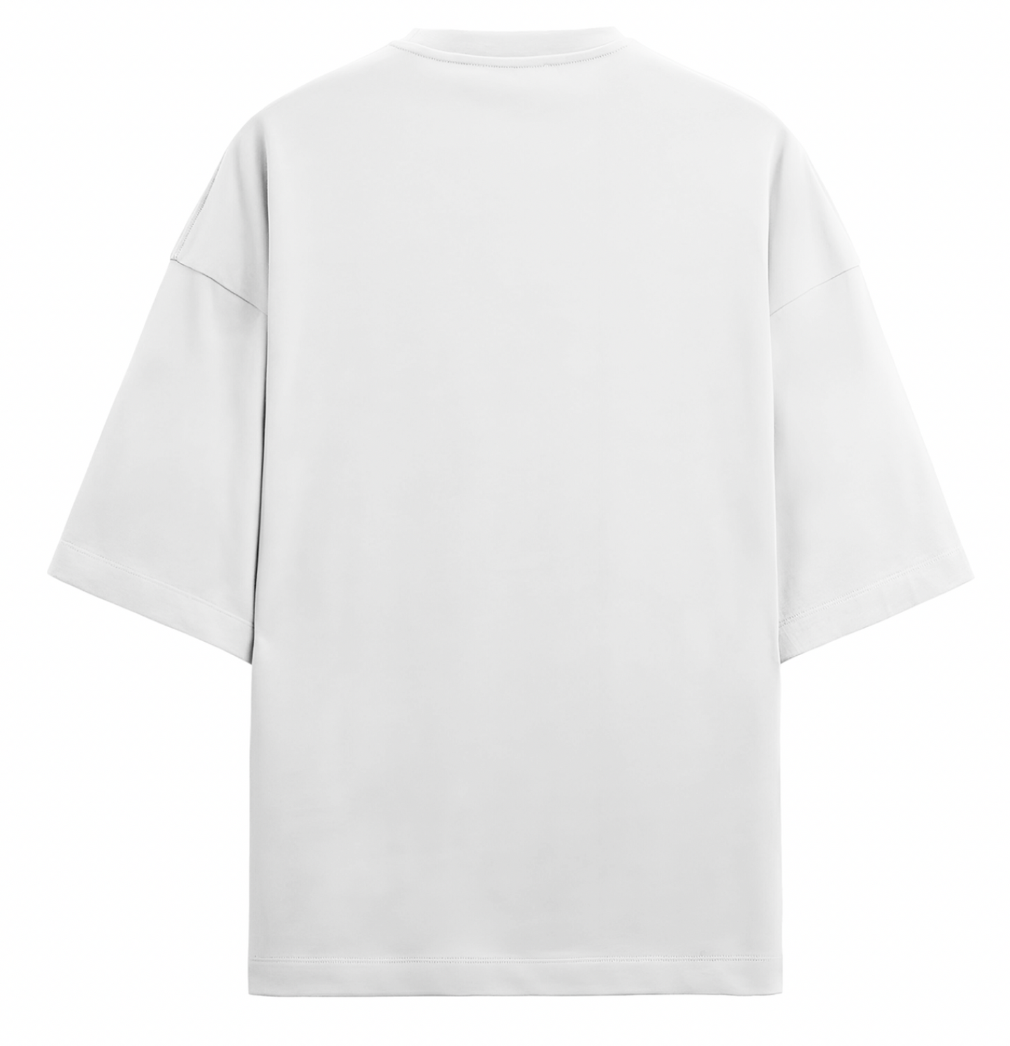 Quixotic - White Terry Oversized Tshirt