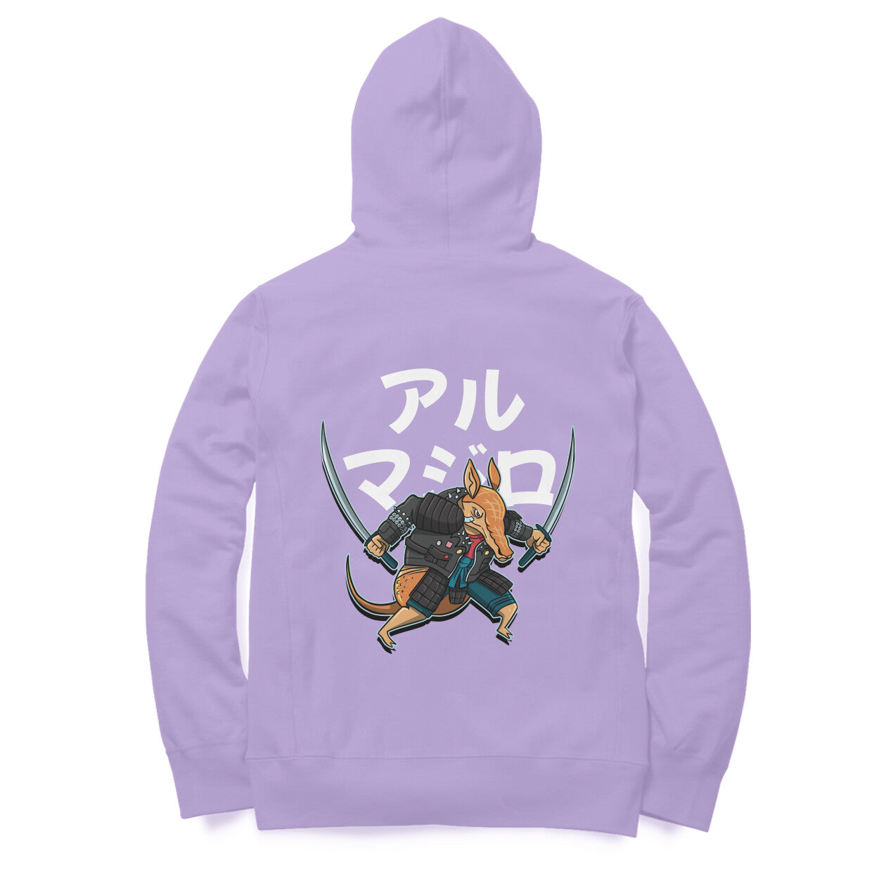 Samurai Armadillo - Warrior Animals | Iris Lavender Hoodie