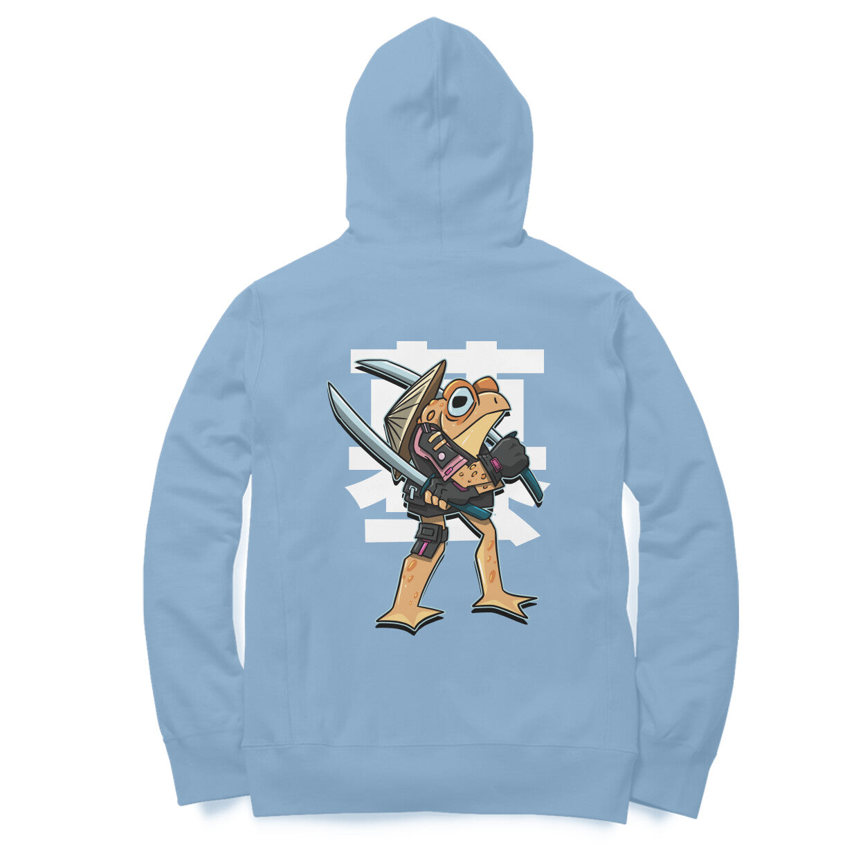 Samurai Toad - Warrior Animals | Baby Blue Hoodie