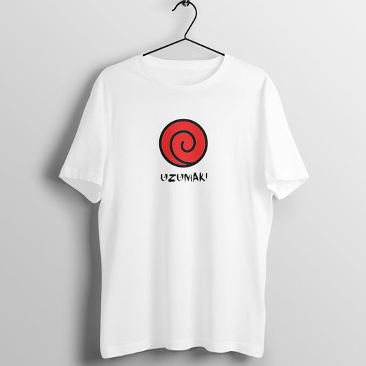 Uzumaki Crest - Naruto White Anime Tshirt