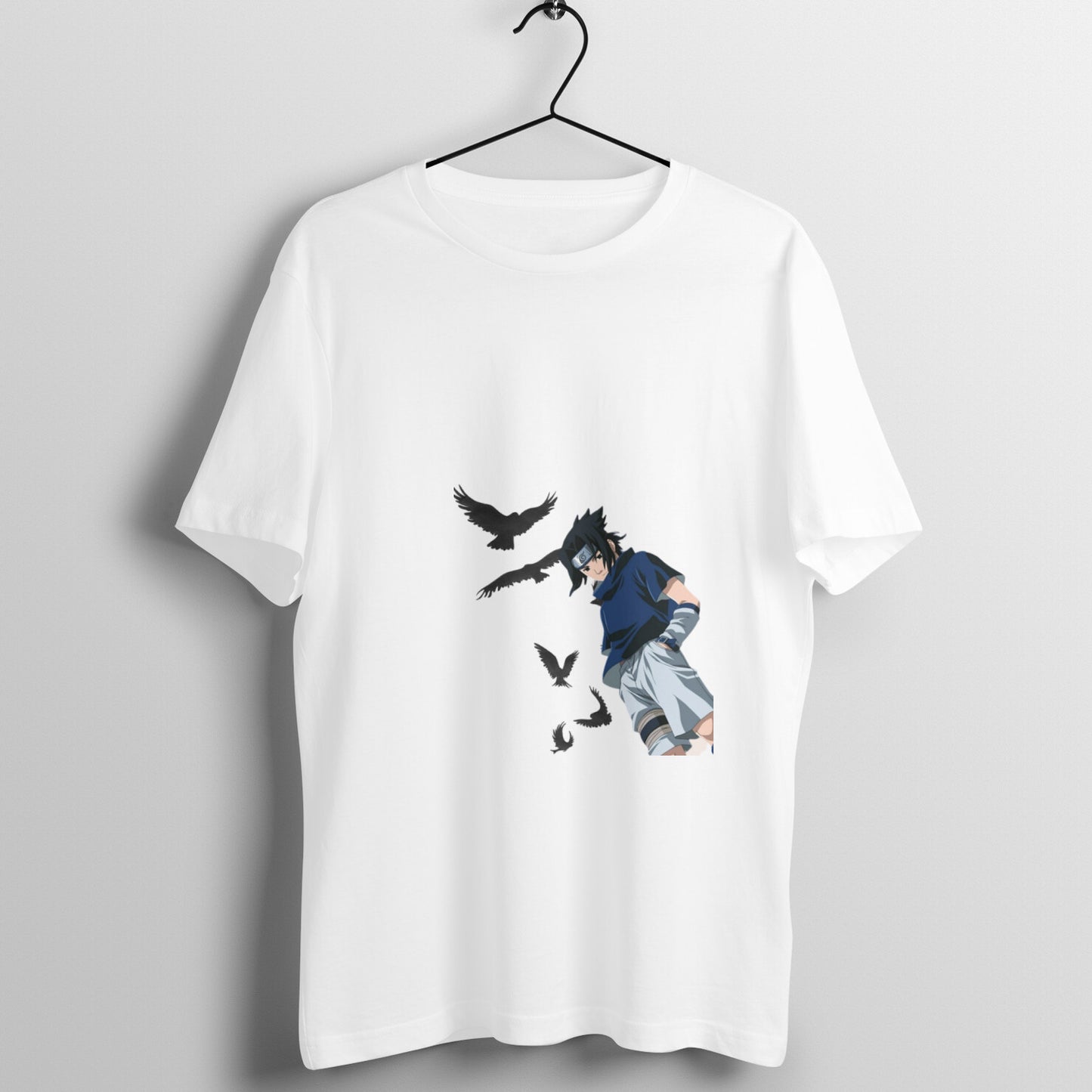 Sasuke Uchiha - Naruto White Anime Tshirt