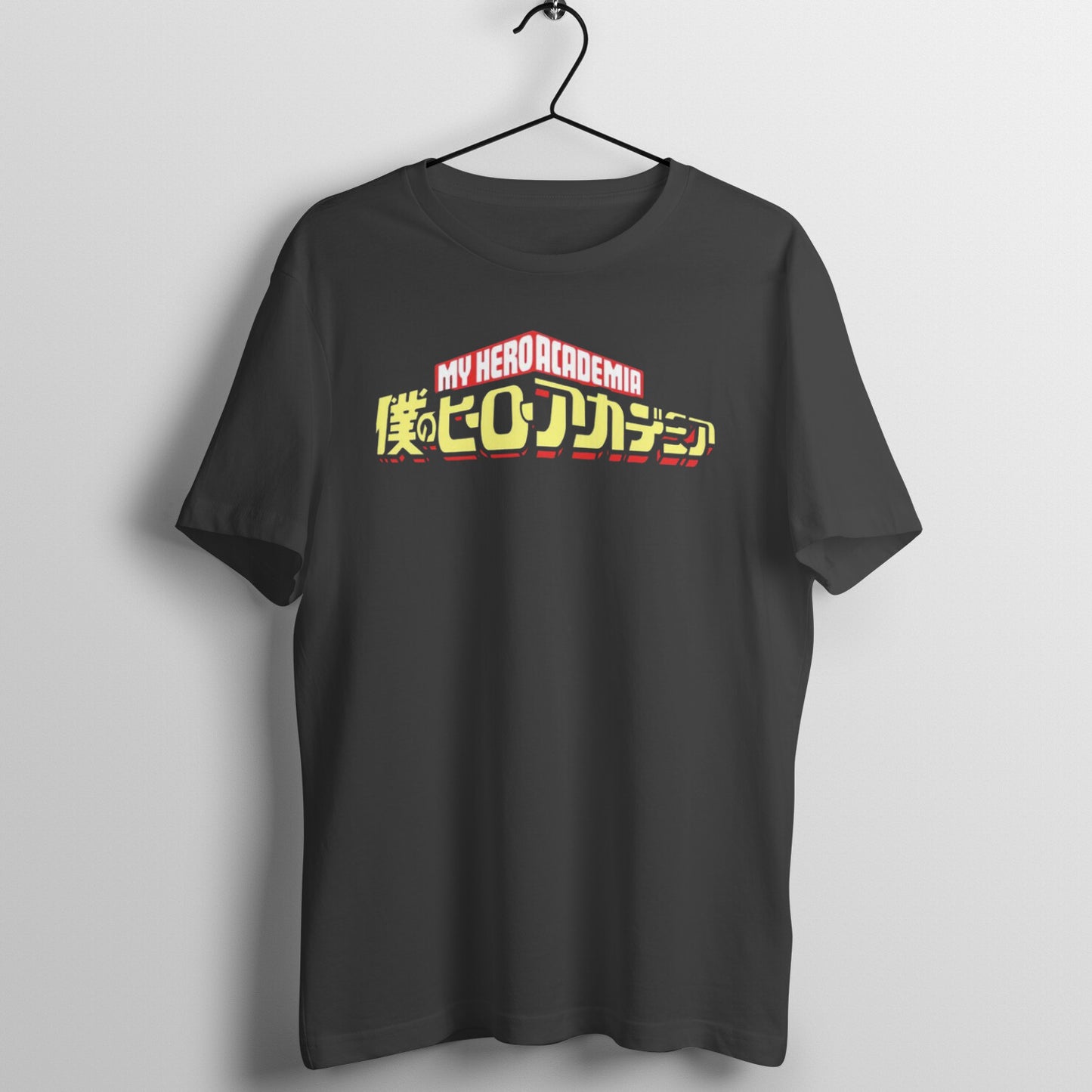 My Hero Academia Anime Logo - Black Tshirt