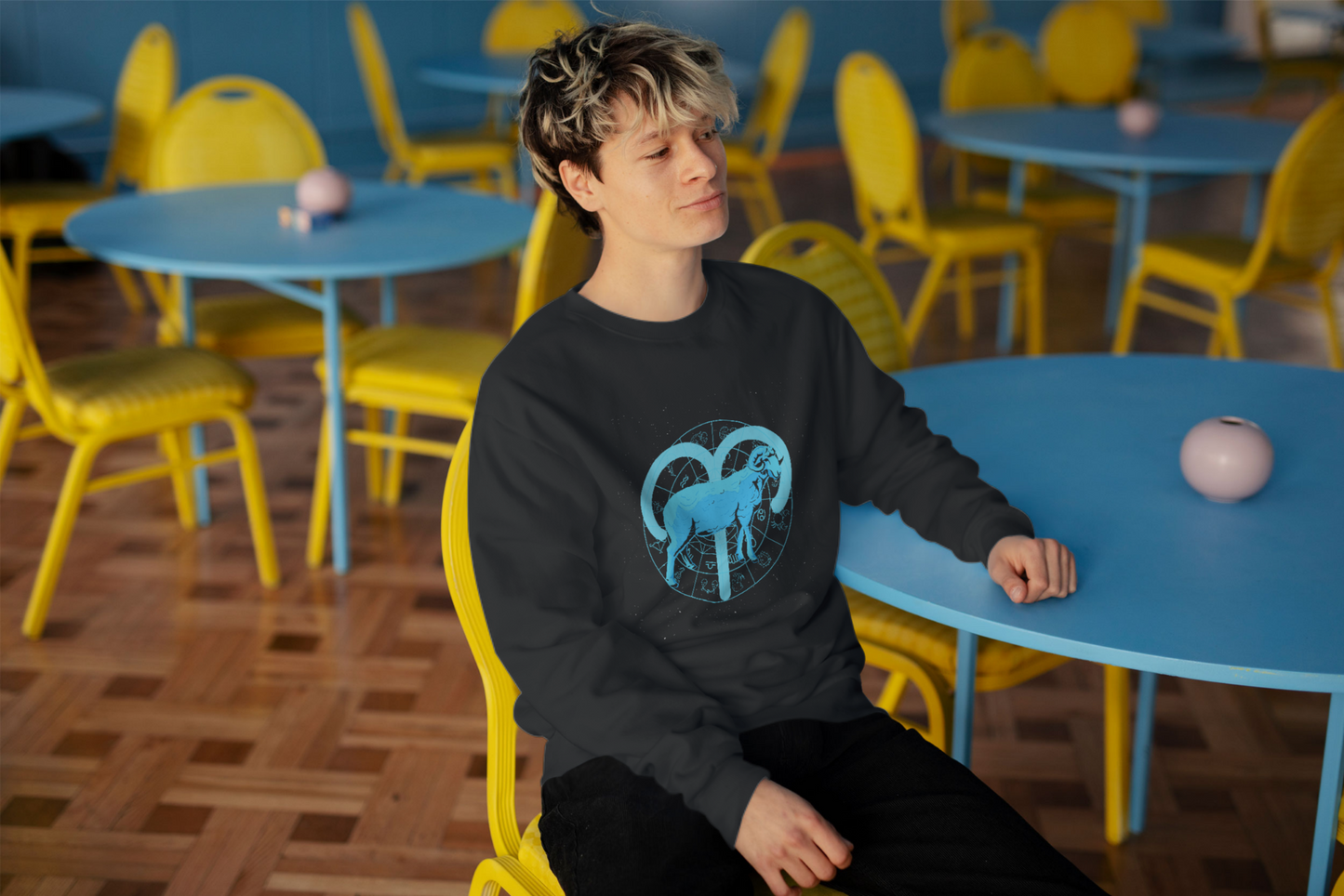 Aries Zodiac Sign Sweatshirt